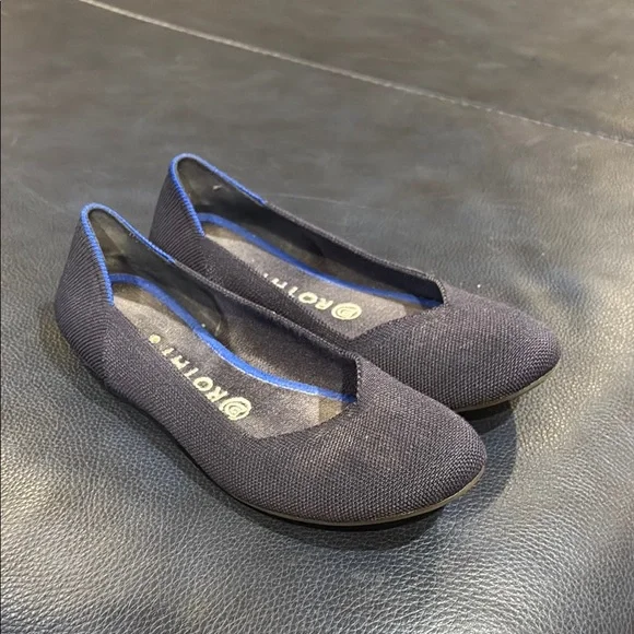 Rothy's Navy Blue Flats - Picture 3 of 3